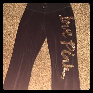 PINK black sweatpants